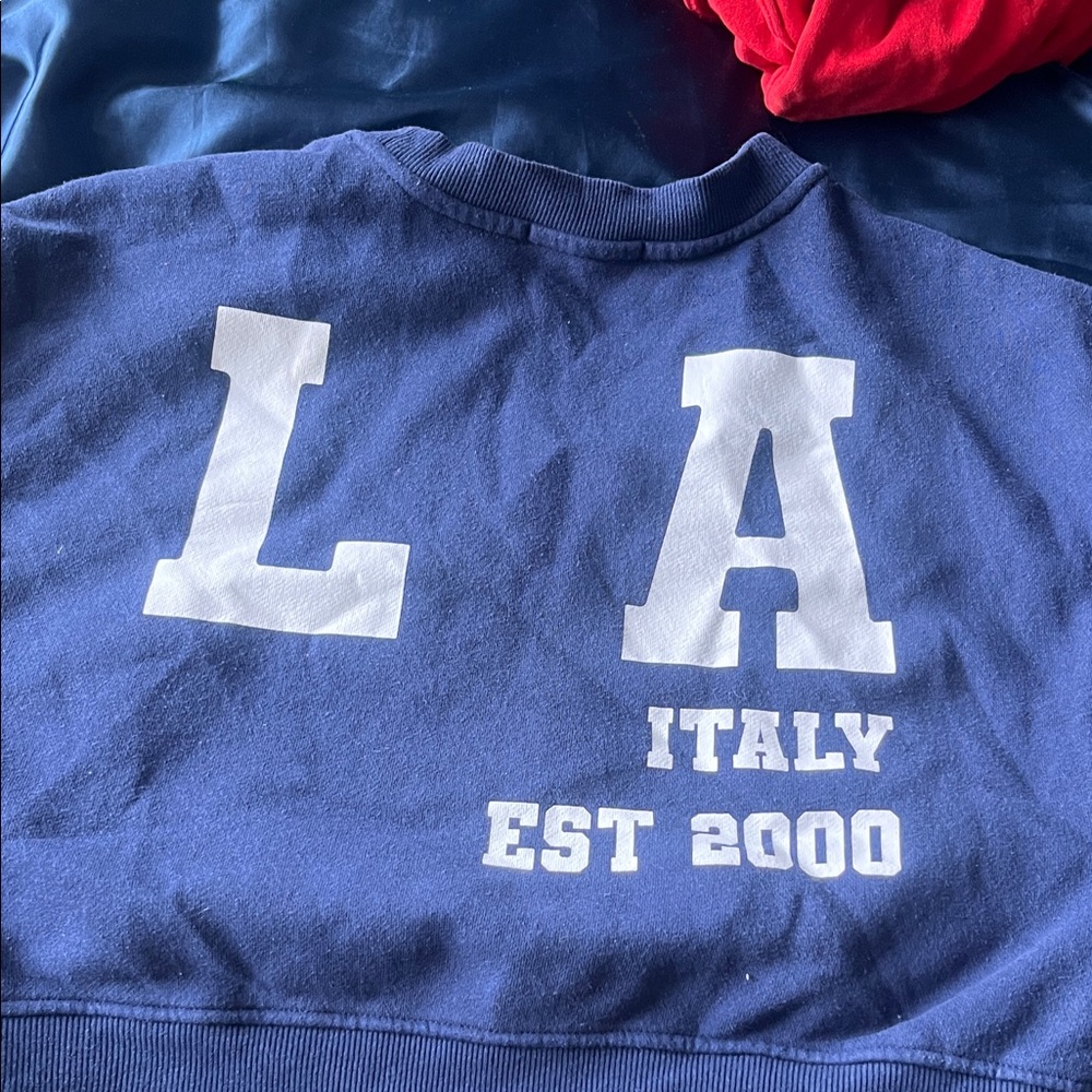Blue LA Italy Sweatshirt